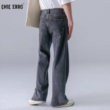 Load image into Gallery viewer, Sicilian men&#39;s light-colored jeans men&#39;s summer thin loose loose youth handsome split pants casual mopping pants
